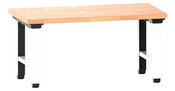 Arbeitstisch Quattro komplett 1500x800x725-1225 mm