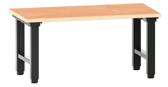 Arbeitstisch Quattro 2000x750x715-1215 mm