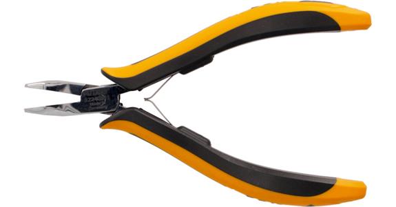 ATORN Präzisions-Elektronik-Spitzzange ESD, 130 mm, gebogen