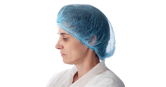 Detektierbares Haarnetz, blau, Pack a 2800 Stück