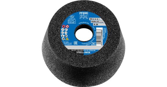 Schleiftopf SG STEELOX ETT 110x20x22,23 mm