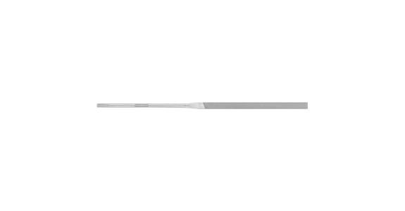Präzisions-Nadelfeile Flachstumpf 200mm Schweizer Hieb 0, grob