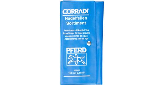 Präzisions-Nadelfeilen-Satz 12-tlg. Rolltasche 160mm Schweizer H1 mittel