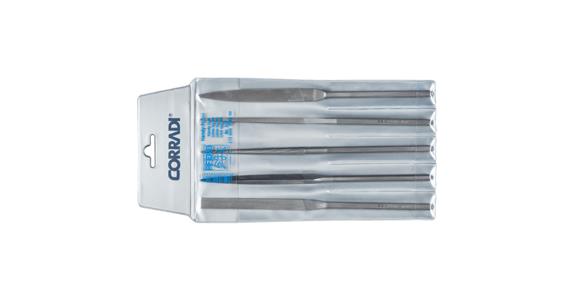 Präzisions-Handy-Feilenset Set 5-teilig 215 mm Schweizer Hieb 00, sehr-grob