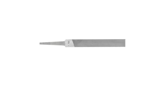 Präzisions-Ansatzfeile Flachstumpf 100mm Schweizer Hieb 1, mittel