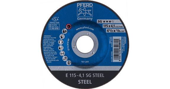 Schruppscheibe SG STEEL E 115x4,1x22,23 mm
