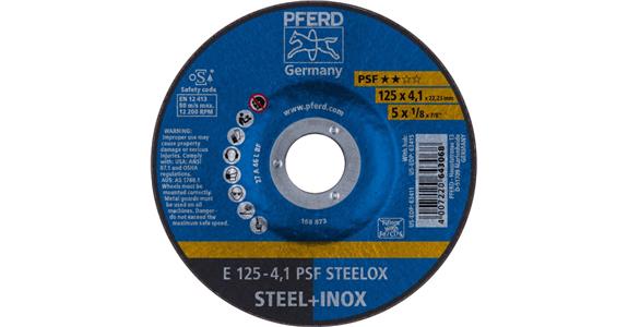 Schruppscheibe PSF STEELOX E 125x4,1x22,23 mm