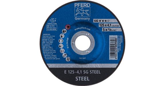Schruppscheibe SG STEEL E 125x4,1x22,23 mm