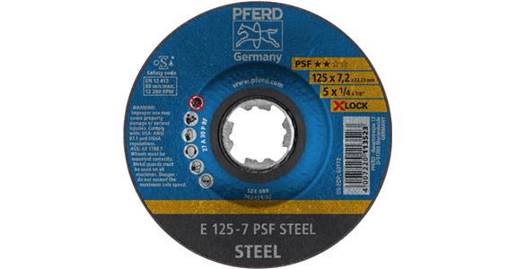 Schruppscheibe PSF STEEL E 125x7,2 mm