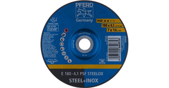 Schruppscheibe PSF STEELOX E 180x4,1x22,23 mm