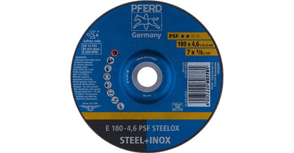 Schruppscheibe PSF STEELOX E 180x4,6x22,23 mm