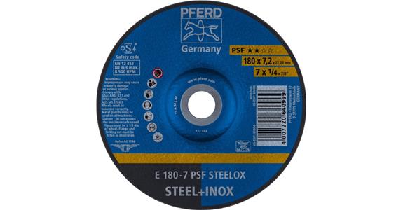 Schruppscheibe PSF STEELOX E 180x7,2x22,23 mm