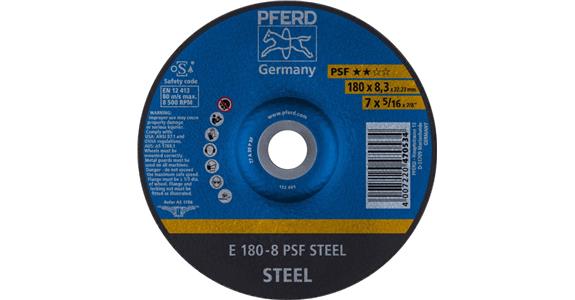 Schruppscheibe PSF STEEL E 180x8,3x22,23 mm