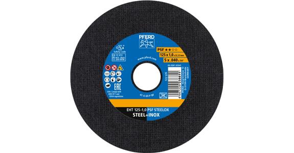 Trennscheibe PSF STEELOX gerade EHT 125x1,0x22,23 mm