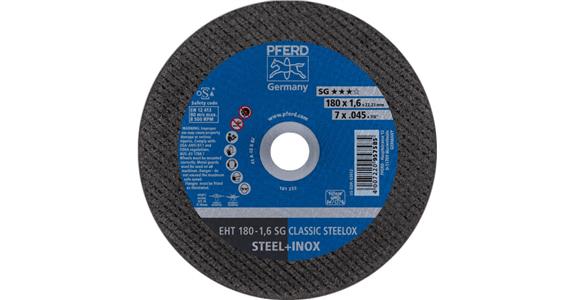Trennscheibe SG CLASSIC STEELOX gerade EHT 180x1,6x22,23 mm