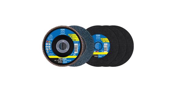 Trenn-/Fächerschleifscheiben-Set START STEEL 125 mm