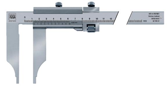 Präzisions-Werkstattmessschieber 0-200 mm mit Feineinstellung